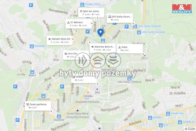 Prodej, Byt 3+1, Zlín