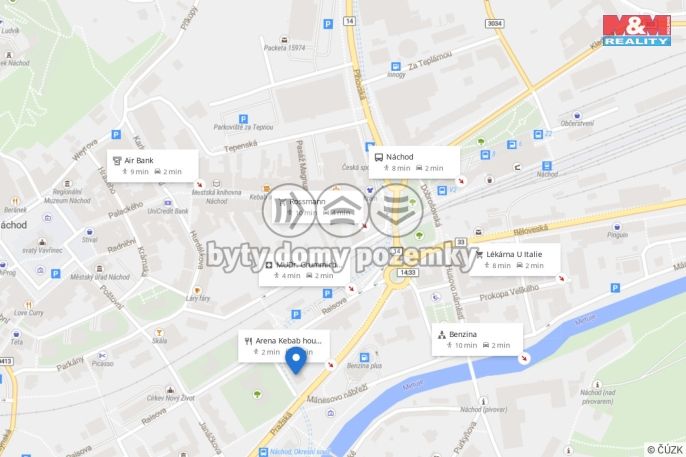 Pronájem, Obchod a služby, Náchod