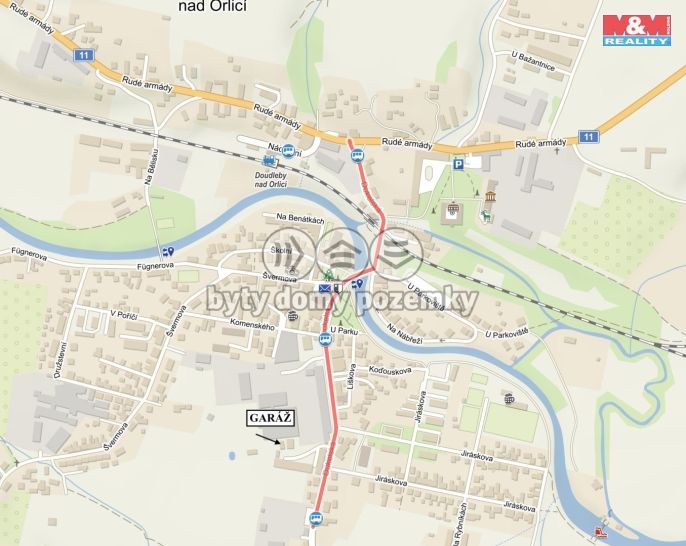 Pronájem, Byt 2+1, Doudleby nad Orlicí