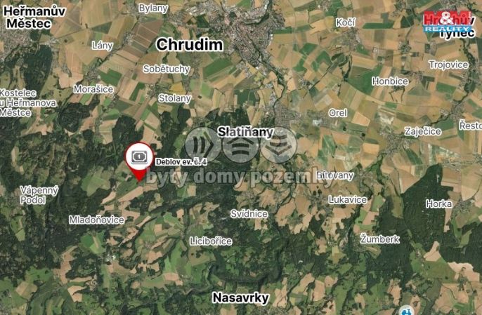 Prodej, Pozemek k bydlení, Mladoňovice