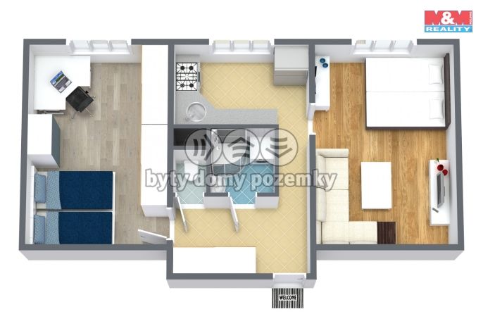 Prodej, Byt 2+1, Kraslice