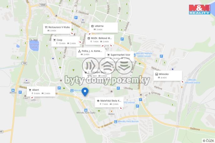 Prodej, Byt 3+1, Milevsko