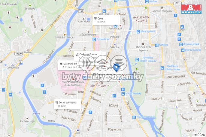 Pronájem, Byt 2+1, České Budějovice