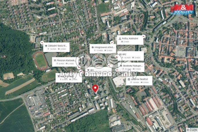 Pronájem, Byt 1+1, Klatovy