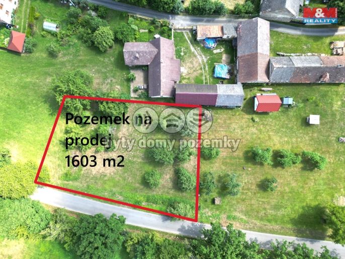 Prodej, Pozemek k bydlení, Hrazany