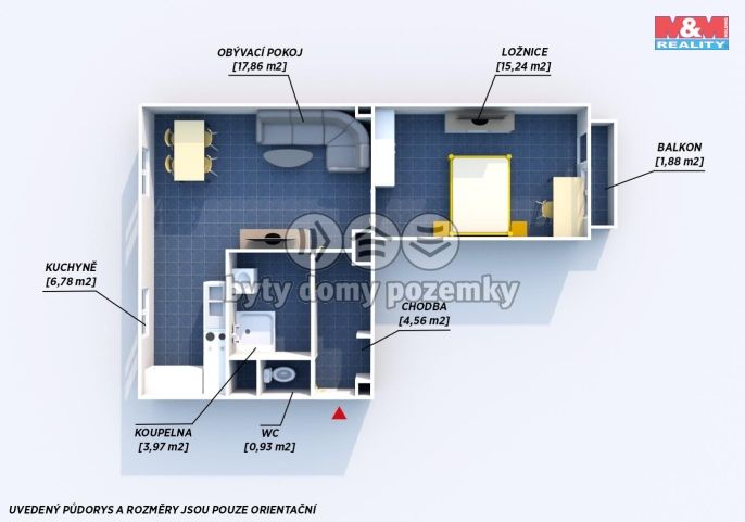 Pronájem, Byt 2+kk, Příbram