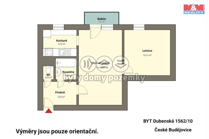 Prodej, Byt 2+1, České Budějovice
