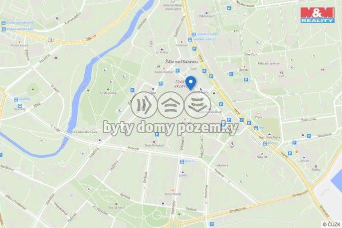 Pronájem, Byt 1+kk, Žďár nad Sázavou