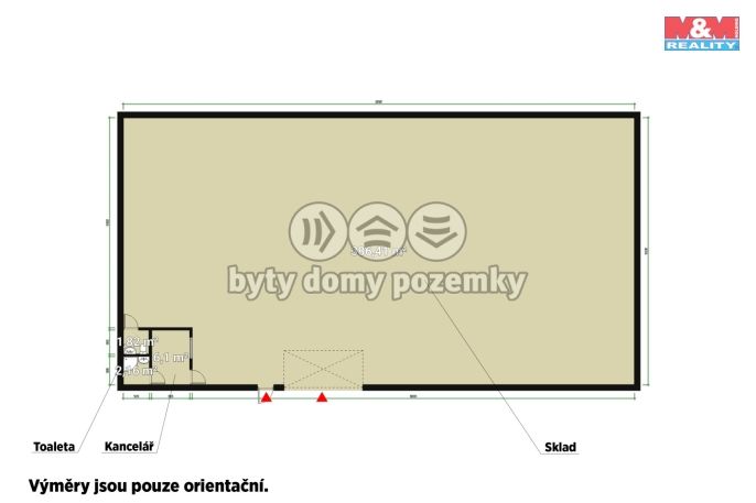 Pronájem, Sklad, Osek