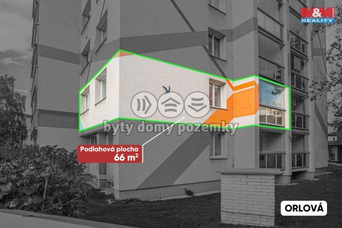 Prodej, Byt 3+1, Orlová