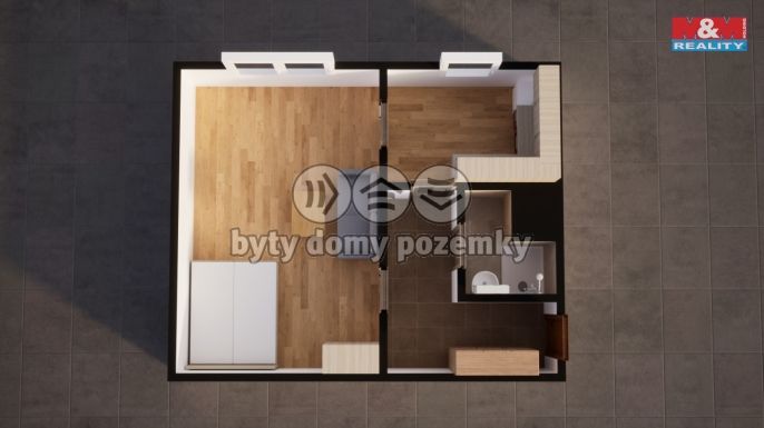 Pronájem, Byt 1+1, Liberec