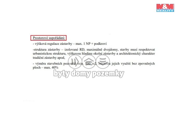 Prodej, Pozemek k bydlení, Újezd u Sezemic