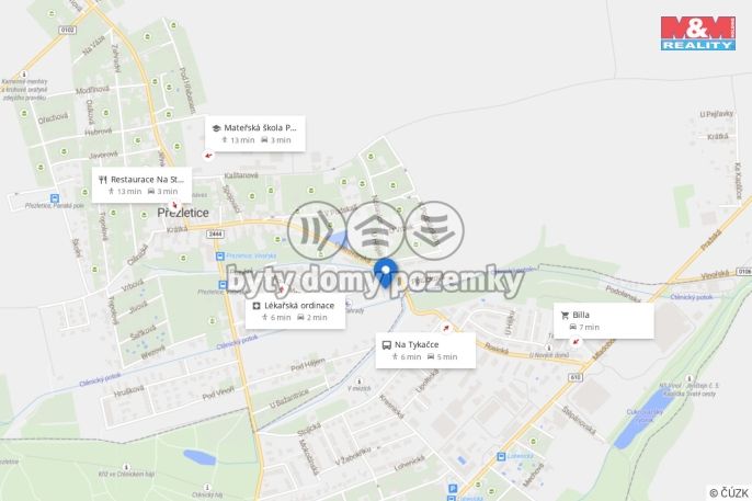 Pronájem, Byt 3+kk, Přezletice