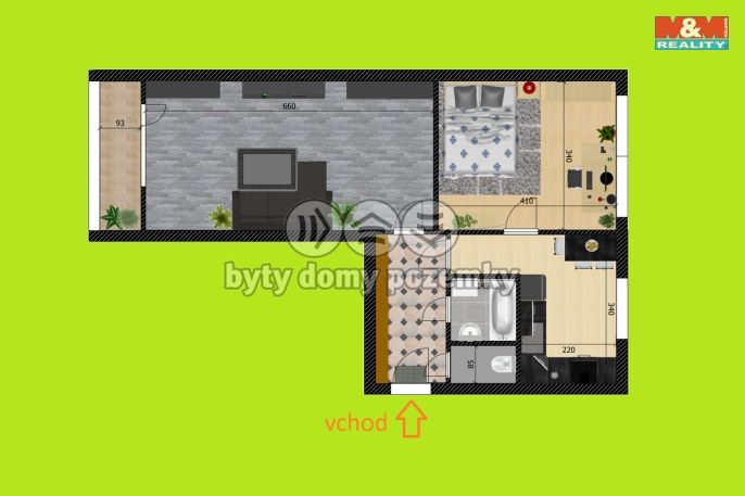 Prodej, Byt 2+1, Praha