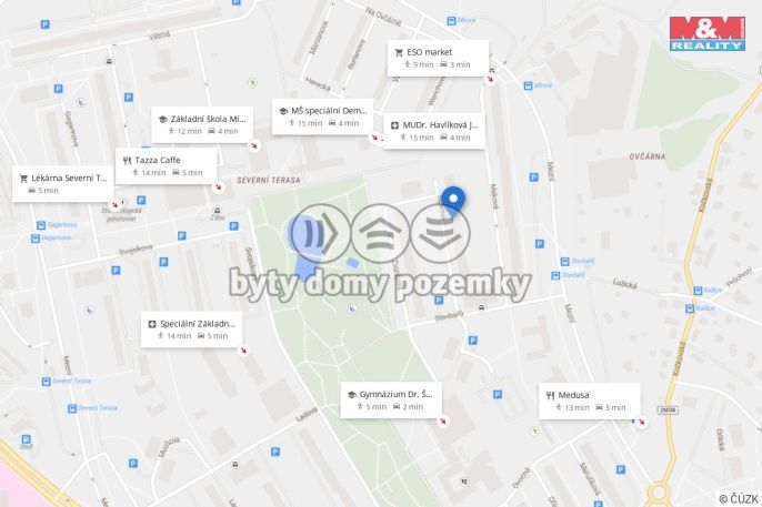 Pronájem, Byt 1+1, Ústí nad Labem