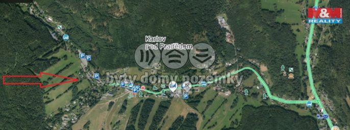 Prodej, Pozemek k bydlení, Malá Morávka