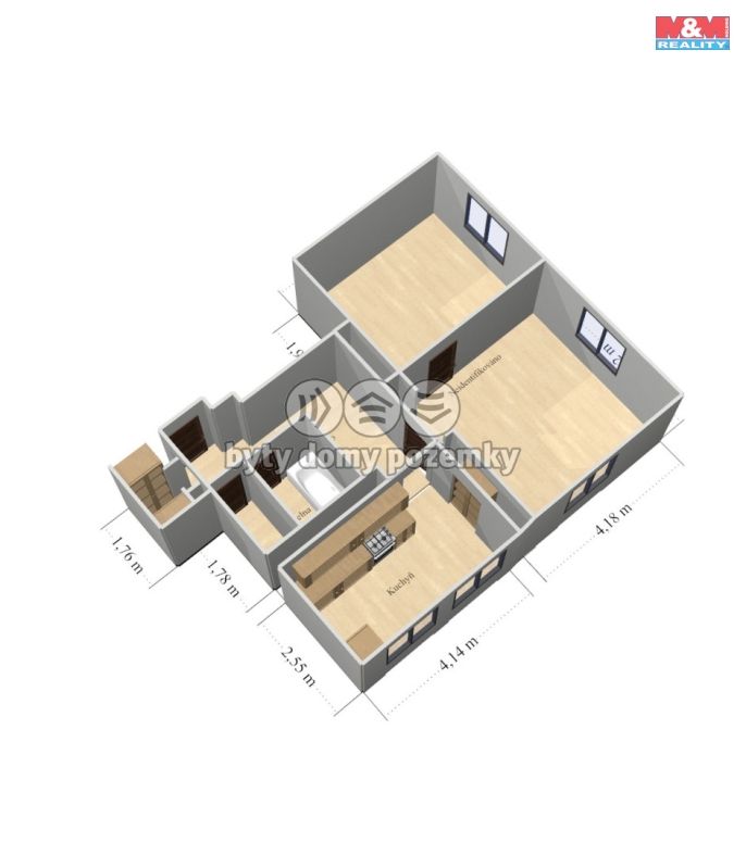 Prodej, Byt 2+1, Přerov