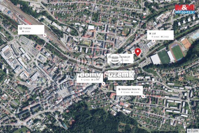 Pronájem, Byt 2+kk, Trutnov