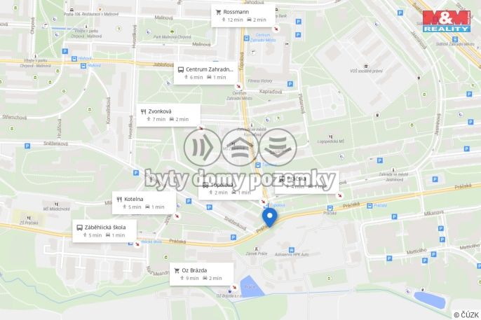 Pronájem, Byt 2+kk, Praha