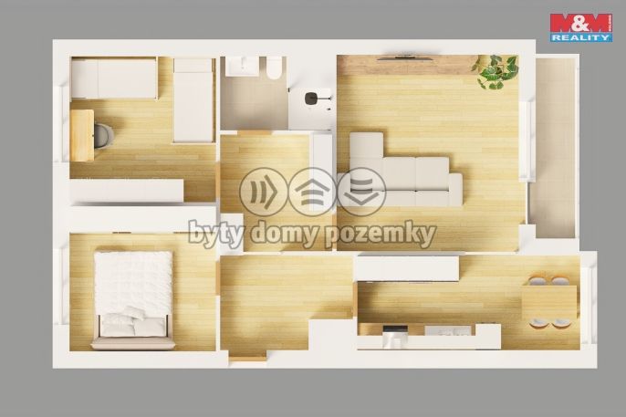 Prodej, Byt 3+1, Ústí nad Labem