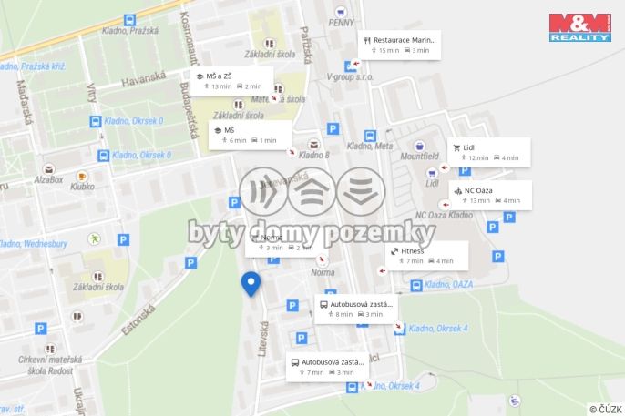 Prodej, Byt 3+1, Kladno