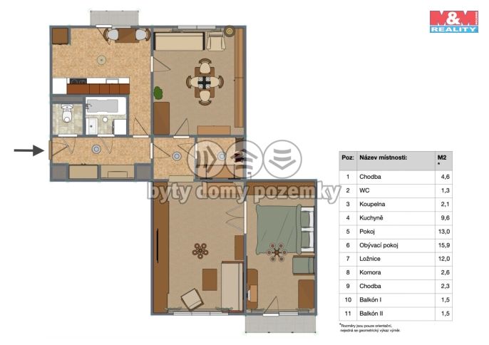 Prodej, Byt 3+1, Praha