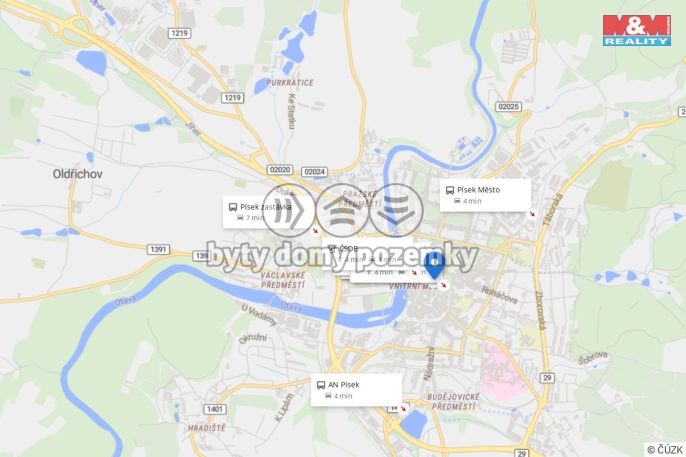 Pronájem, Byt 2+1, Písek