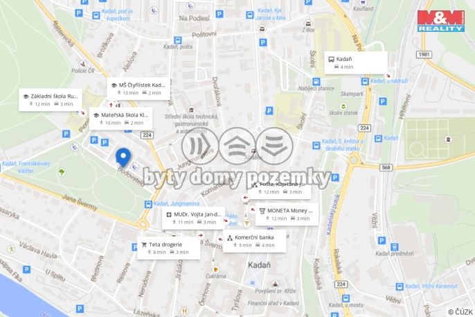 Pronájem, Byt 2+1, Kadaň