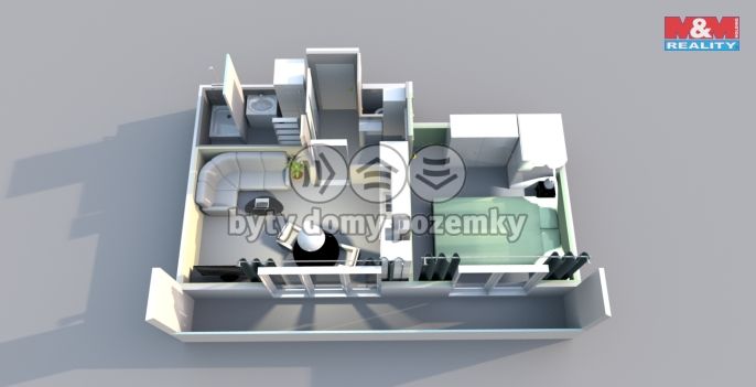 Prodej, Byt 2+kk, Praha