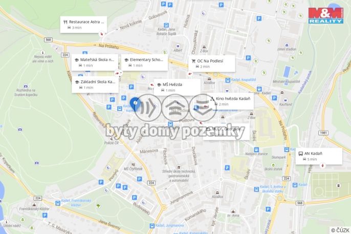 Prodej, Byt 2+1, Kadaň