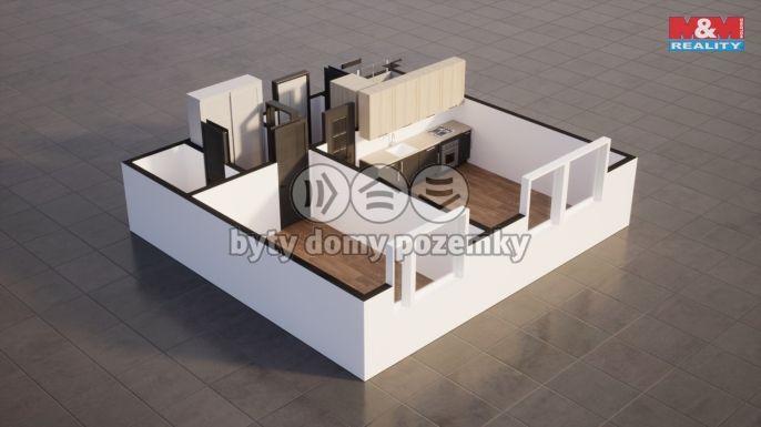 Pronájem, Byt 2+kk, Liberec