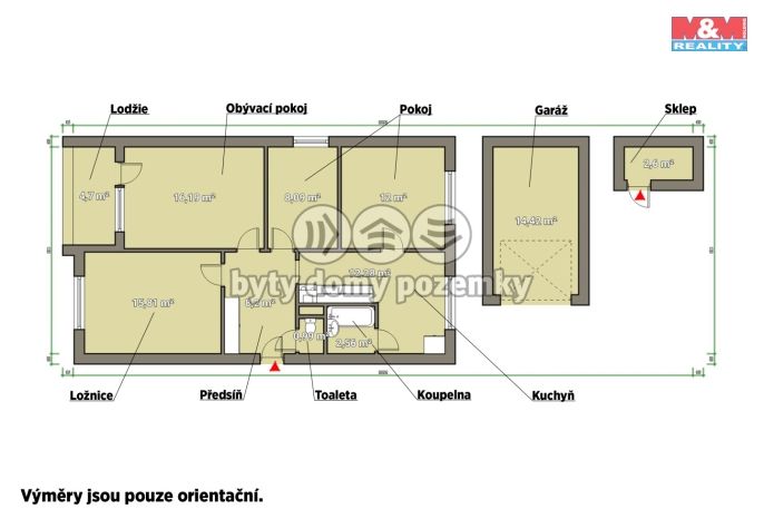Prodej, Byt 4+1, Blatno