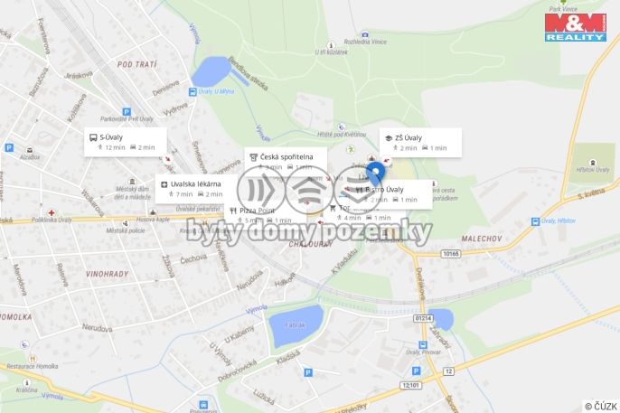 Prodej, Obchod a služby, Úvaly