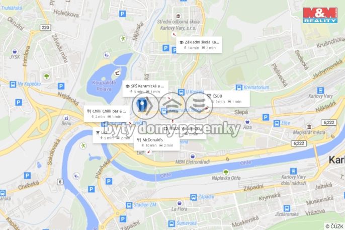 Pronájem, Byt 2+1, Karlovy Vary