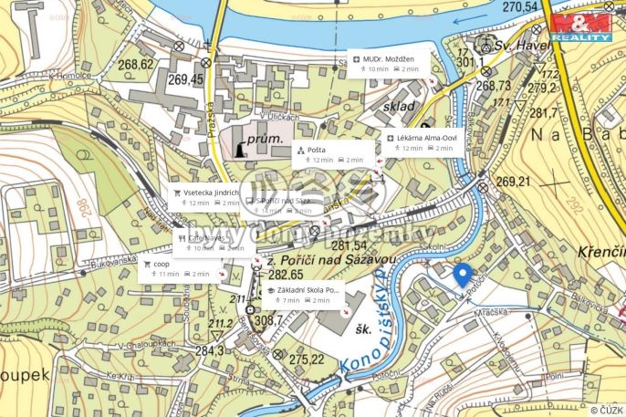 Pronájem, Byt 2+kk, Poříčí nad Sázavou