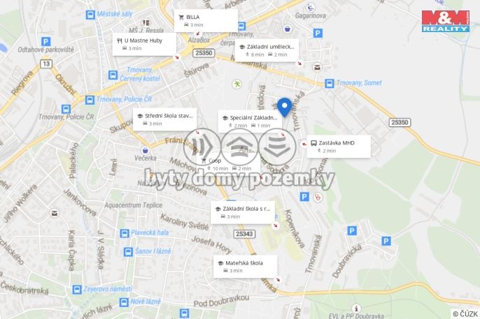 Prodej, Byt 2+kk, Teplice