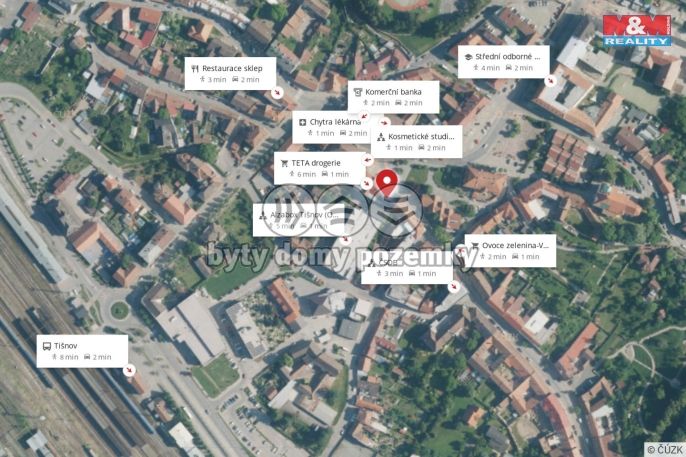 Pronájem, Obchod a služby, Tišnov