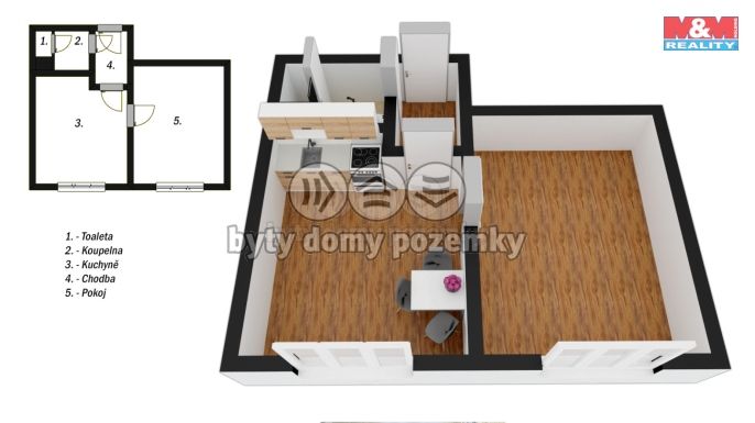 Prodej, Byt 1+1, Svitavy