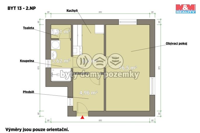 Pronájem, Byt 1+1, Plzeň