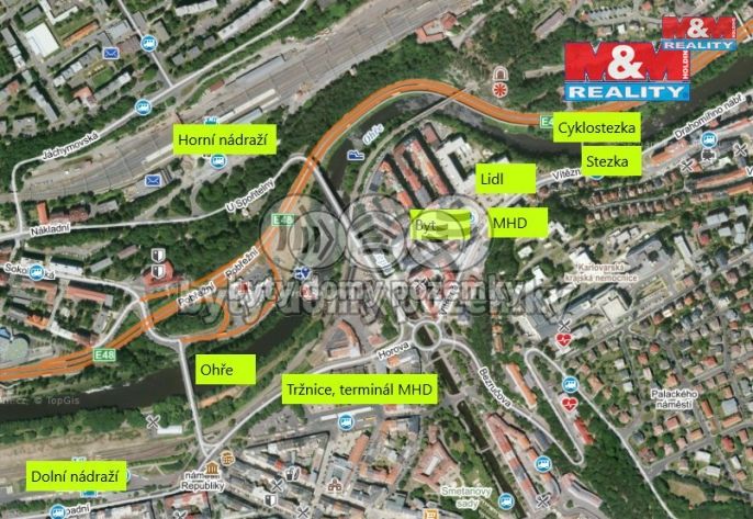 Pronájem, Byt 1+1, Karlovy Vary