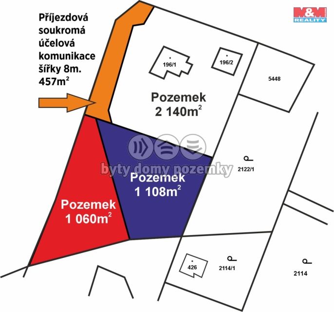 Prodej, Pozemek k bydlení, Bukovany