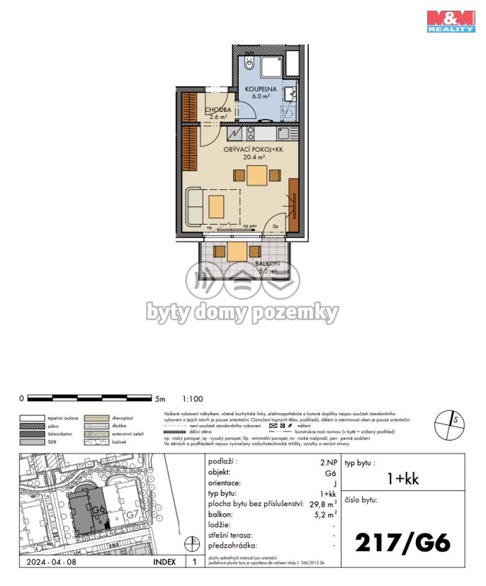 Prodej, Byt 1+kk, Praha