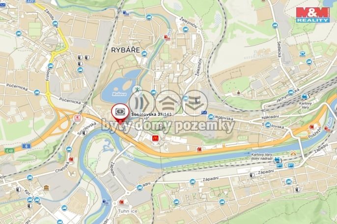 Pronájem, Obchod a služby, Karlovy Vary