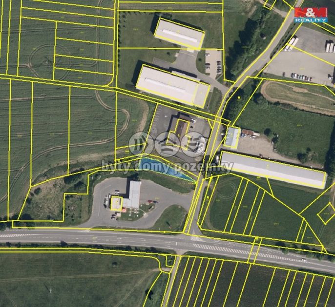 Pronájem, Komerční pozemky, Drslavice