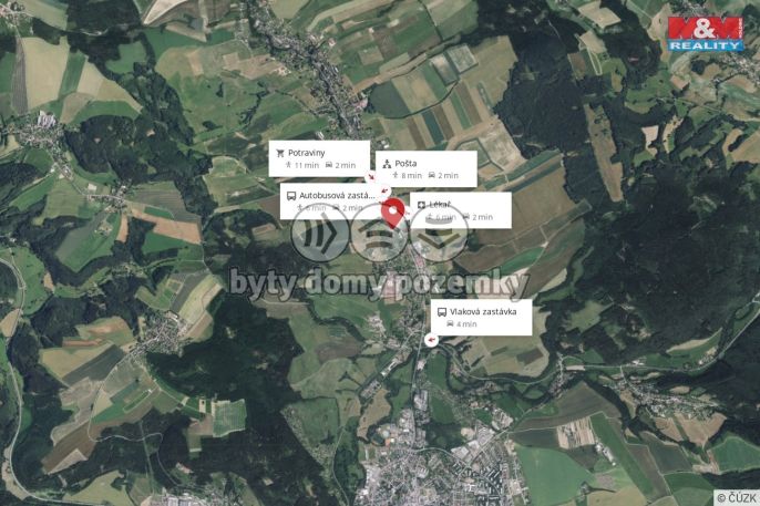 Pronájem, Byt 1+1, Libchavy