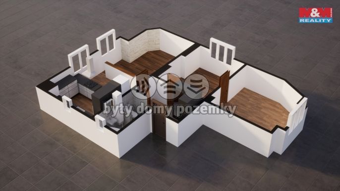 Prodej, Byt 3+kk, Teplice