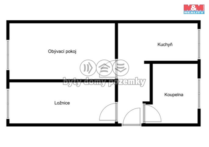 Prodej, Byt 2+1, Most