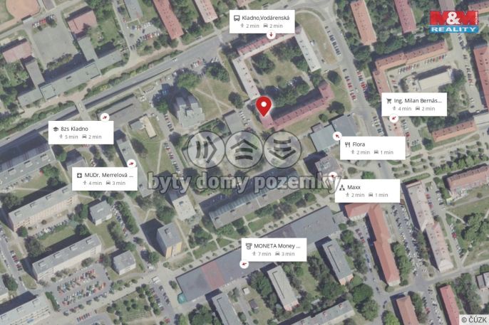 Pronájem, Byt 2+1, Kladno