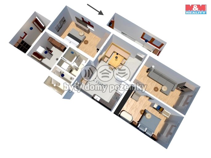 Prodej, Rodinný dům, Spálené Poříčí