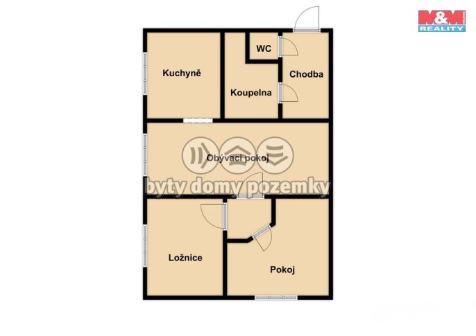 Prodej, Byt 3+1, Nová Bystřice